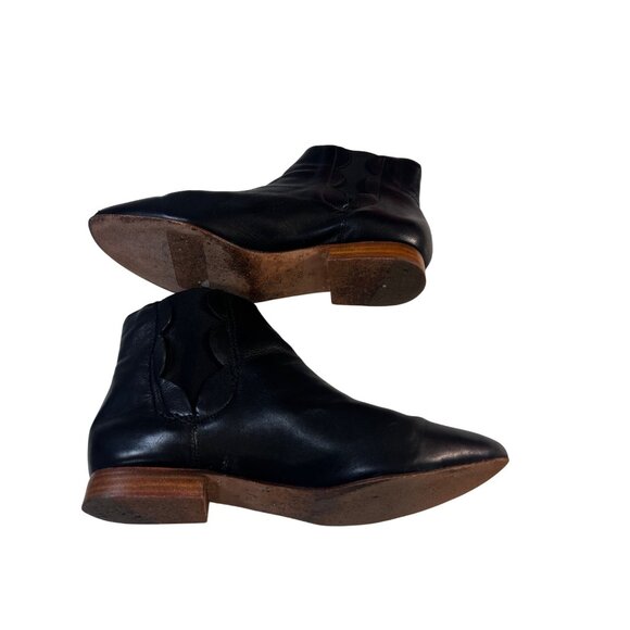 Loeffler Randall Indie Bootie Retail $395 Black Leather 8.5 B - Picture 4 of 6